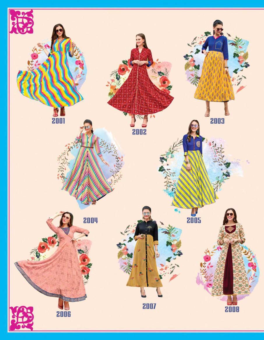 Galleria's Vol-2 Diya Trends Long Embroidery Kurti Galleria's Vol-2 Diya Trends Long Embroidery Kurti